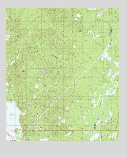 Coup Point, LA USGS Topographic Map