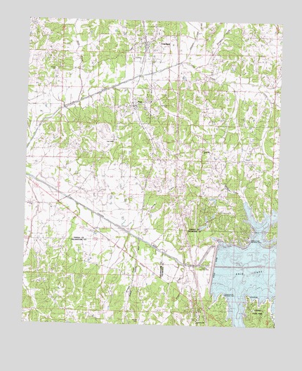 Courtland, MS USGS Topographic Map