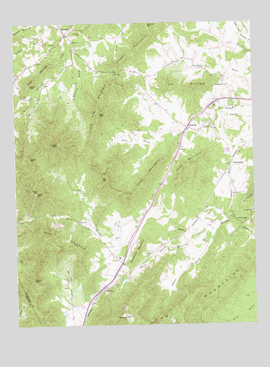 Covesville, VA USGS Topographic Map