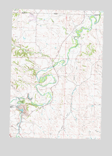 Acme, WY USGS Topographic Map
