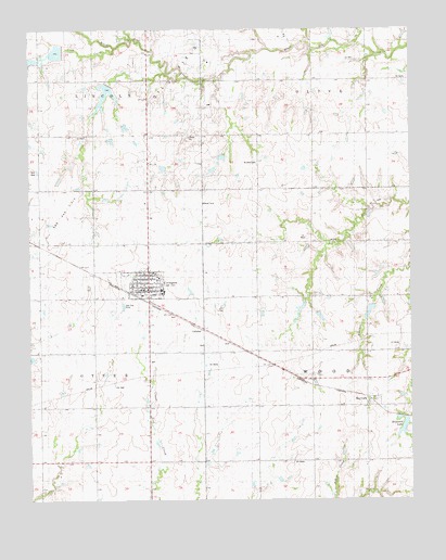 Covington, OK USGS Topographic Map