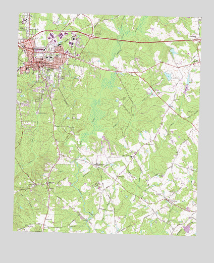 Covington, GA USGS Topographic Map
