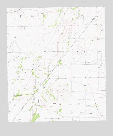 Coyanosa NW, TX USGS Topographic Map