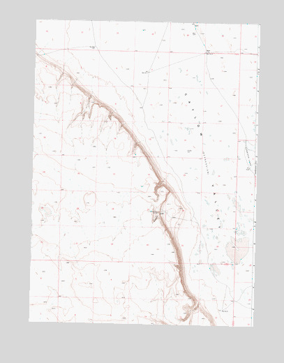 Coyote Gap, OR USGS Topographic Map
