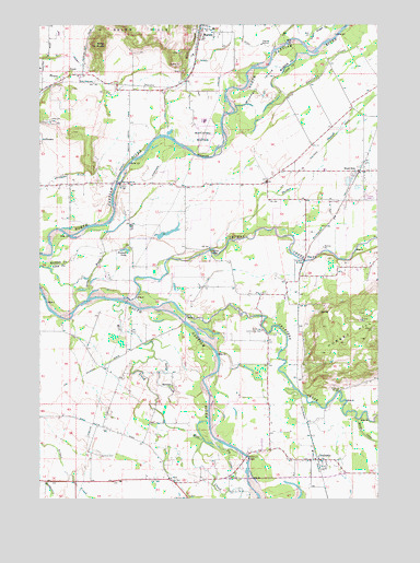 Crabtree, OR USGS Topographic Map