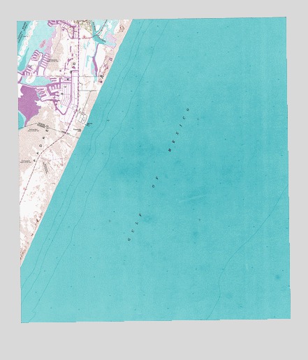 Crane Islands SW, TX USGS Topographic Map