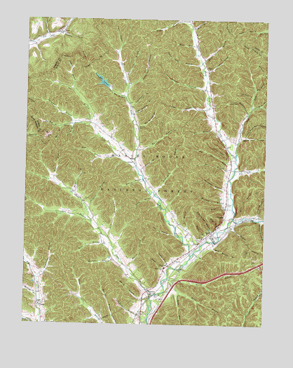 Cranston, KY USGS Topographic Map