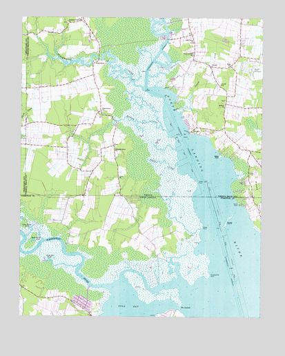 Creeds, VA USGS Topographic Map