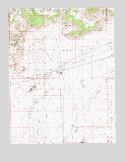 Crescent Junction, UT USGS Topographic Map