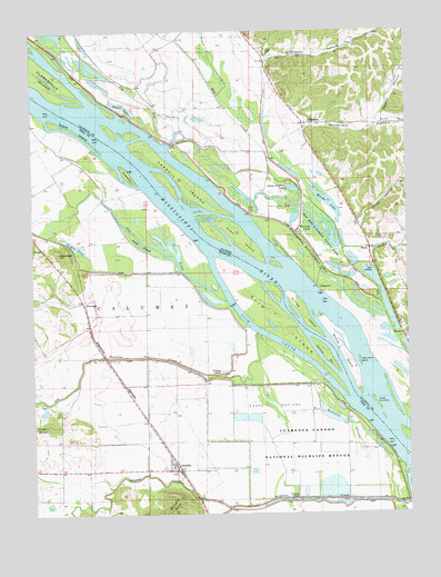 Annada, MO USGS Topographic Map