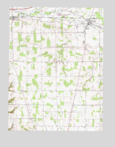 Creston, OH USGS Topographic Map