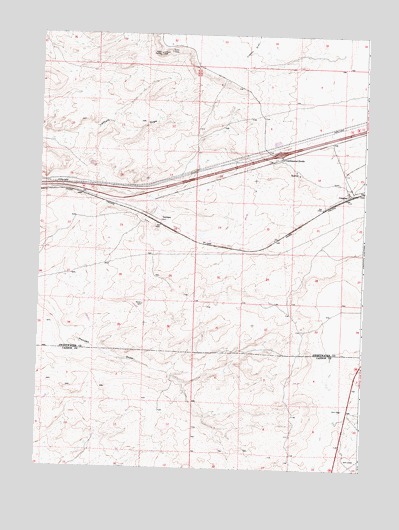 Creston, WY USGS Topographic Map