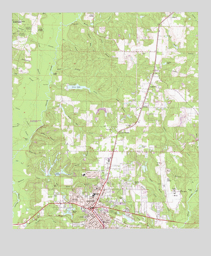 Crestview North, FL USGS Topographic Map