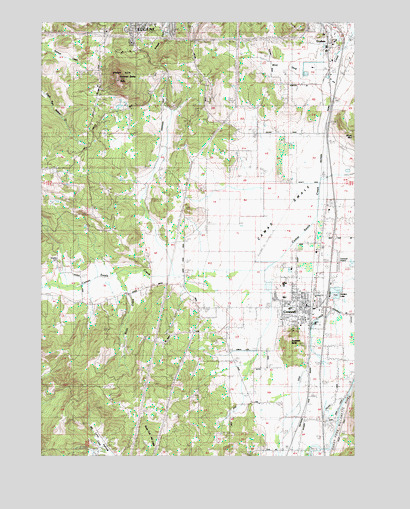 Creswell, OR USGS Topographic Map