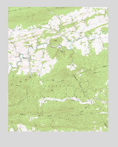 Cripple Creek, VA USGS Topographic Map