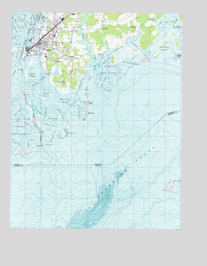 Crisfield, MD USGS Topographic Map