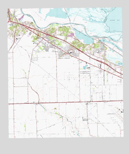 Annaville, TX USGS Topographic Map