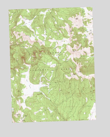 Crook Peak, OR USGS Topographic Map