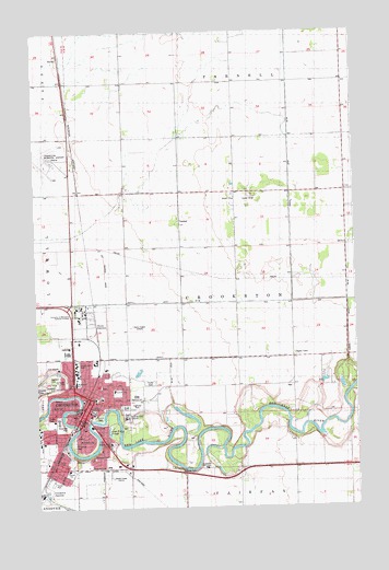 Crookston, MN USGS Topographic Map
