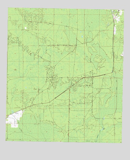 Cross City SW, FL USGS Topographic Map