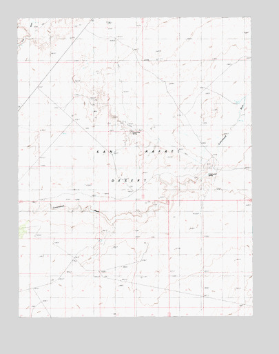Crows Nest Spring, UT USGS Topographic Map