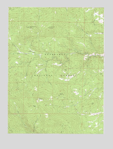 Crystal Mountain, CO USGS Topographic Map