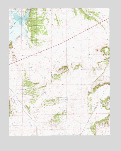 Cucharas Reservoir, CO USGS Topographic Map