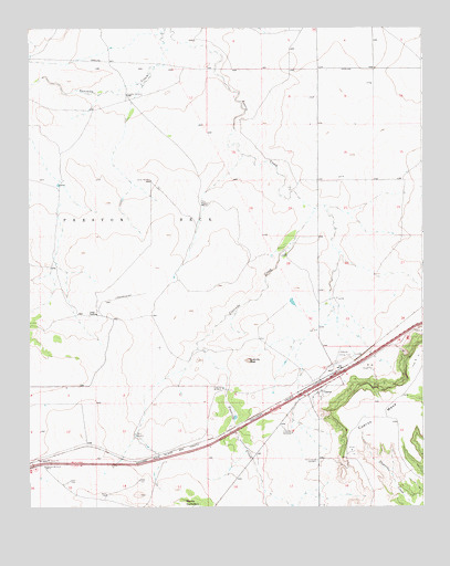 Cuervo, NM USGS Topographic Map