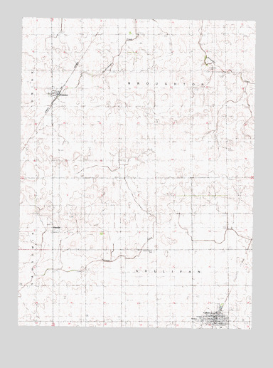 Cullom, IL USGS Topographic Map