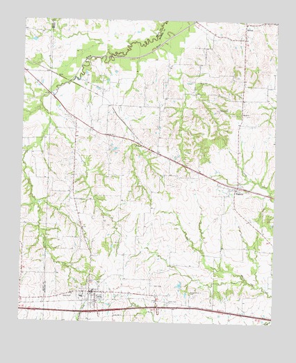 Cumby, TX USGS Topographic Map