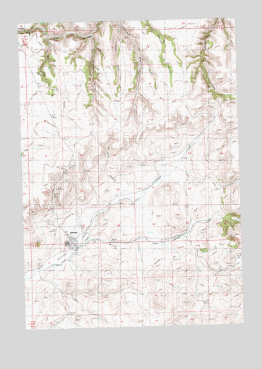 Antelope, OR USGS Topographic Map