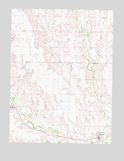 Curtis, NE USGS Topographic Map