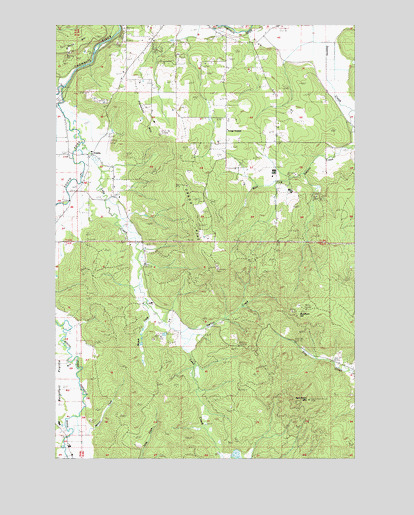 Curtis, WA USGS Topographic Map