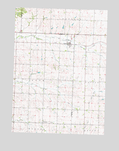 Cushing, IA USGS Topographic Map