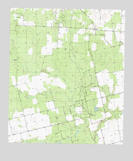 Cuthbert, TX USGS Topographic Map