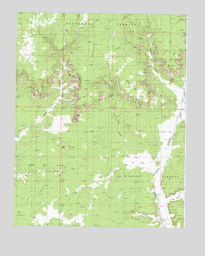 Cutler Point, UT USGS Topographic Map