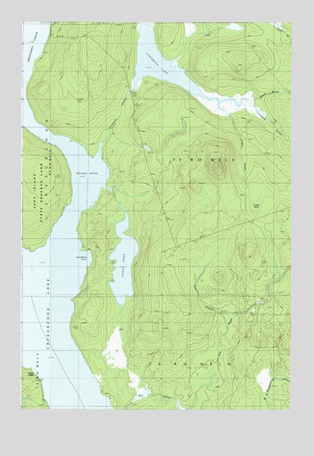 Cuxabexis Lake, ME USGS Topographic Map