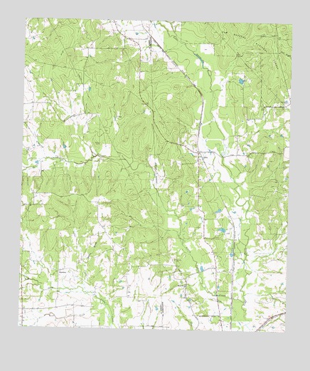 Dacus, TX USGS Topographic Map