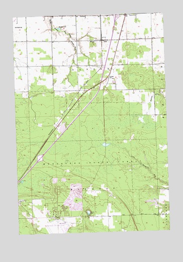 Dafter, MI Topographic Map - TopoQuest