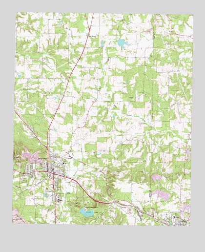 Daingerfield, TX USGS Topographic Map