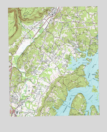 Daisy, TN USGS Topographic Map