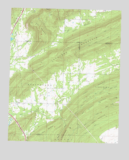 Daisy, OK USGS Topographic Map