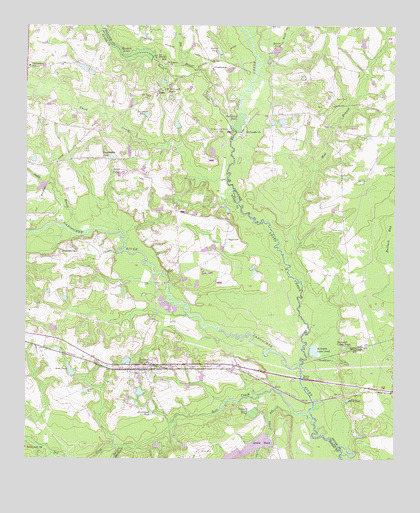Daisy, GA USGS Topographic Map