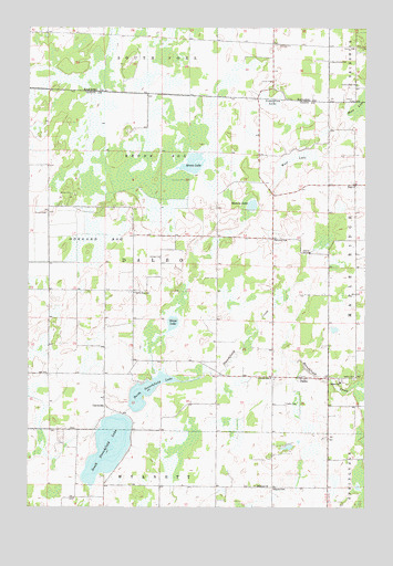 Dalbo, MN USGS Topographic Map