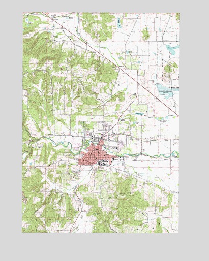 Dallas, OR USGS Topographic Map