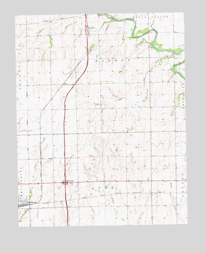 Dalton, KS USGS Topographic Map