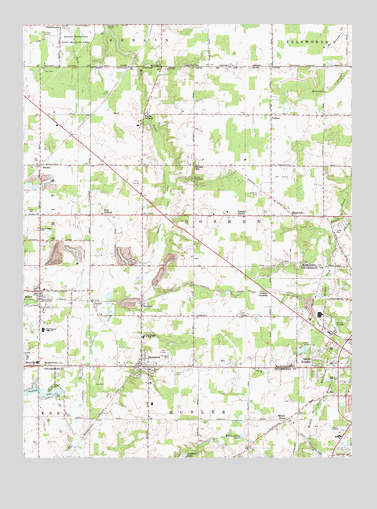 Damascus, OH USGS Topographic Map