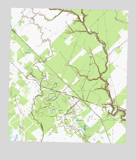 Danciger, TX USGS Topographic Map