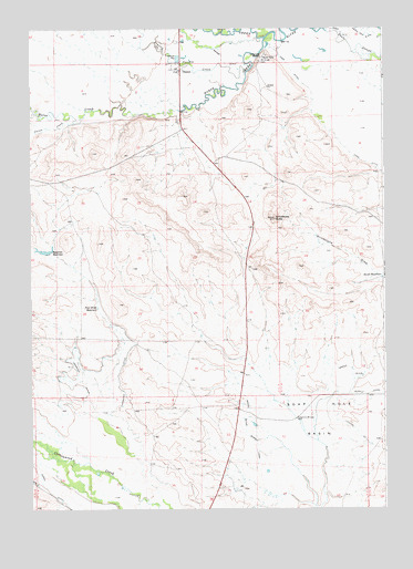 Daniel, WY USGS Topographic Map