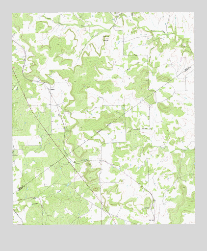 Antelope Gap, TX USGS Topographic Map